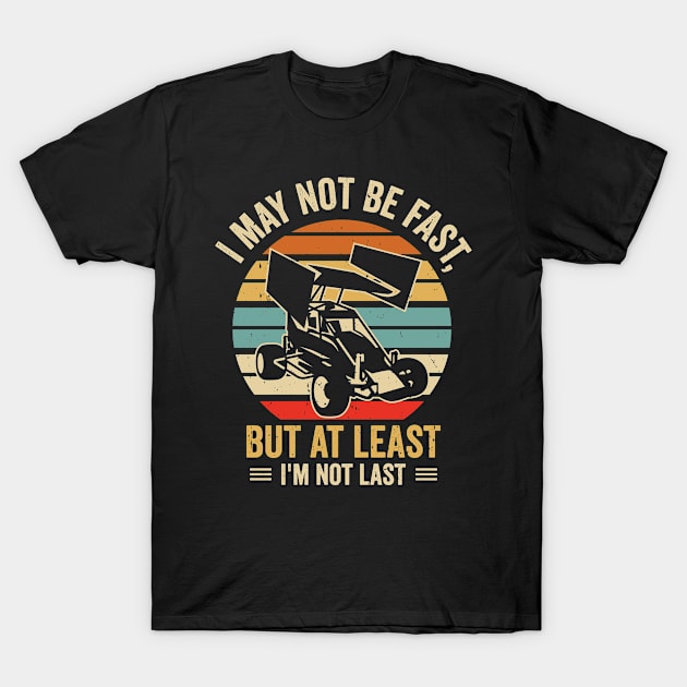 Sprint Car Dirt Track Racing T-Shirt by Tom´s TeeStore